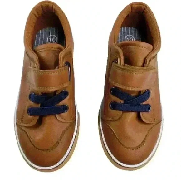 Cat & Jack Toddler's Vance Sneakers Brown Lace-Up - Picture 9 of 14